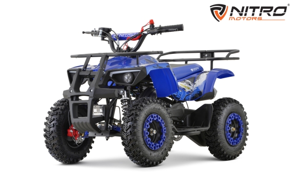 NITRO MOTORS 49cc mini Kinder Quad Dusty Snowy-Profile L Sport 6"